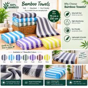 Bamboo Plain Broad Stripper Towel - Image 8