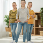 Girl’s Top Striper Long Sleeve